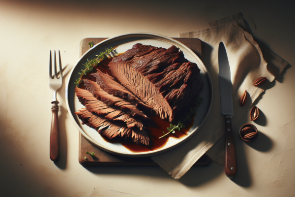 Slow Cooker Kosher Beef Brisket (Tender & Flavorful)