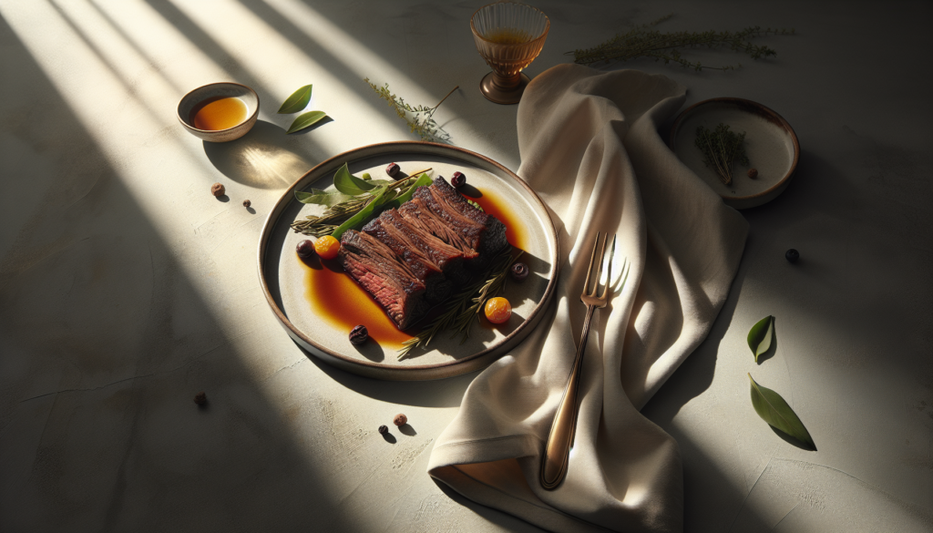 Traditional Kosher Beef Flanken Short Ribs Braised Recipe - Jewish recipe