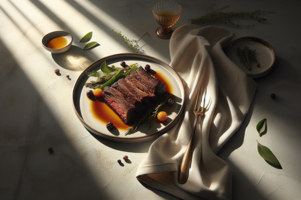 Traditional Kosher Beef Flanken Short Ribs Braised Recipe