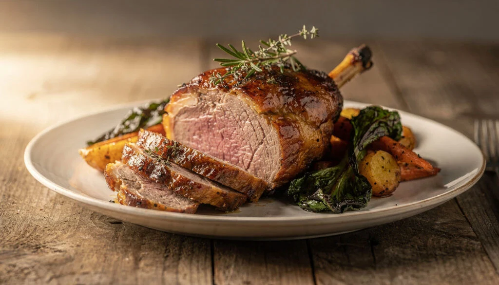 Classic Kosher Lamb Shoulder Slow Roasted to Perfection