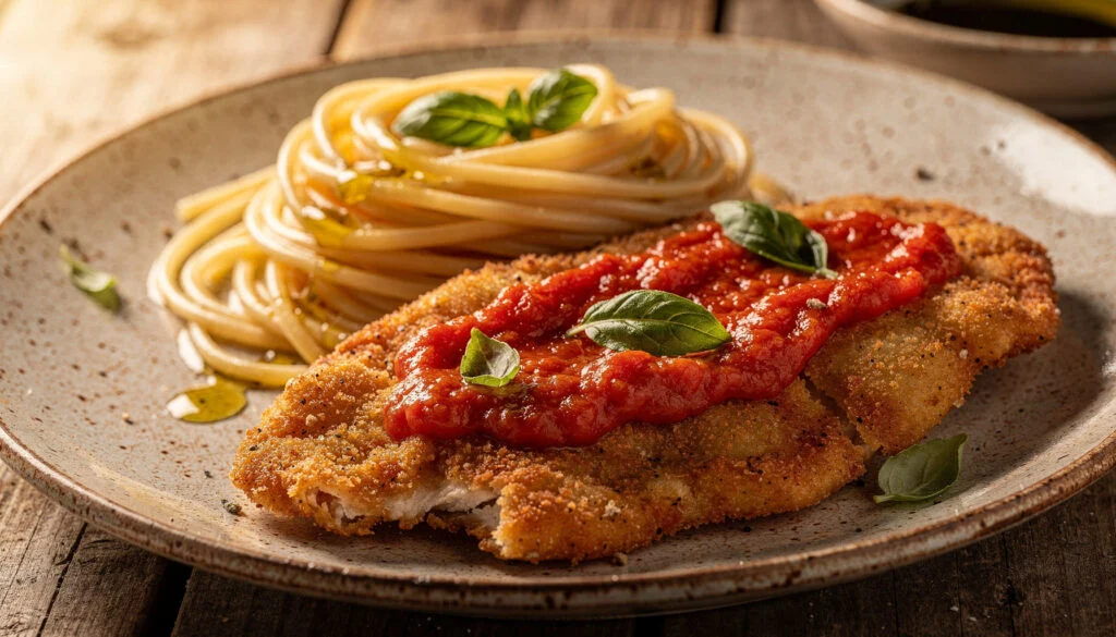 Crispy Kosher Chicken Parmesan Without Cheese - The Secret to Dairy-Free Comfort