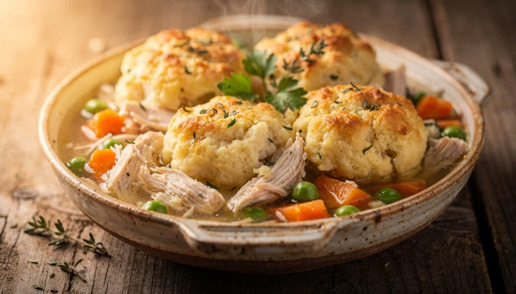 Easy Kosher Chicken and Dumpling Casserole Recipe