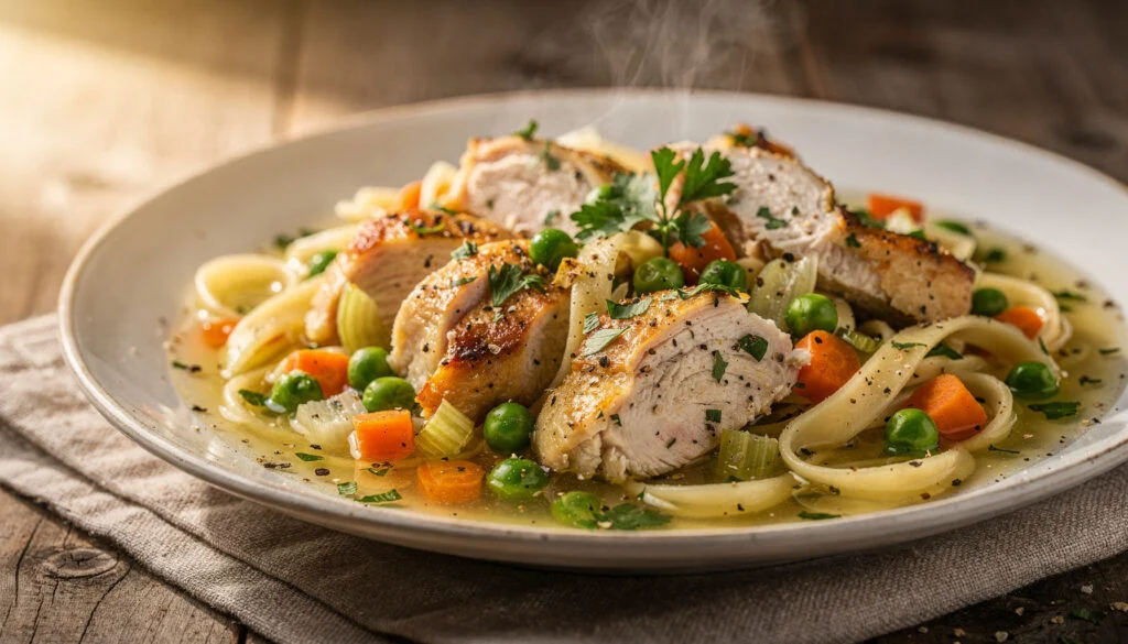 Easy Kosher Chicken Noodle Casserole