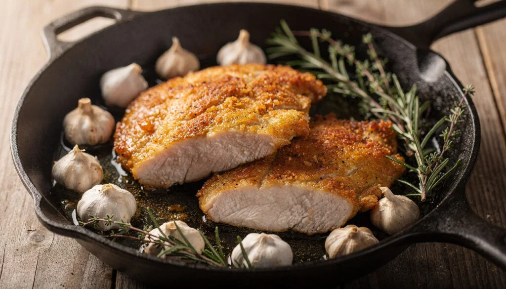 Easy Kosher Turkey Chops With Herbs And Garlic