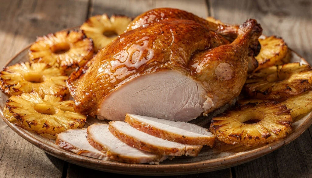 Honey Glazed Turkey Roast With Pineapple - Kosher Recipe