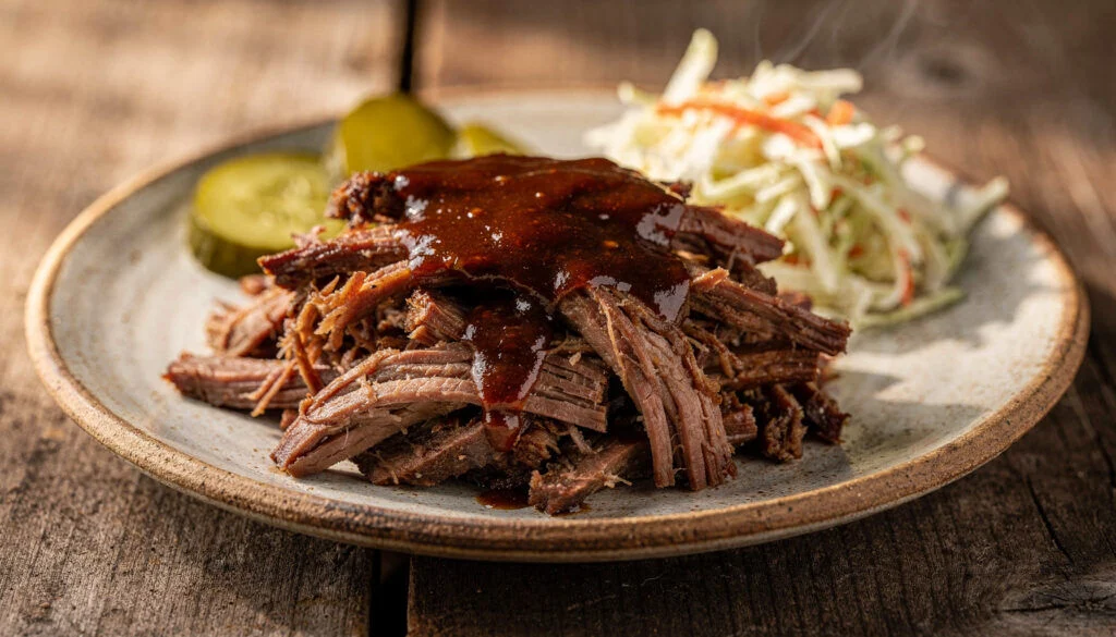 Kosher BBQ Pulled Pork Style Beef - Tender Shredded Chuck Roast