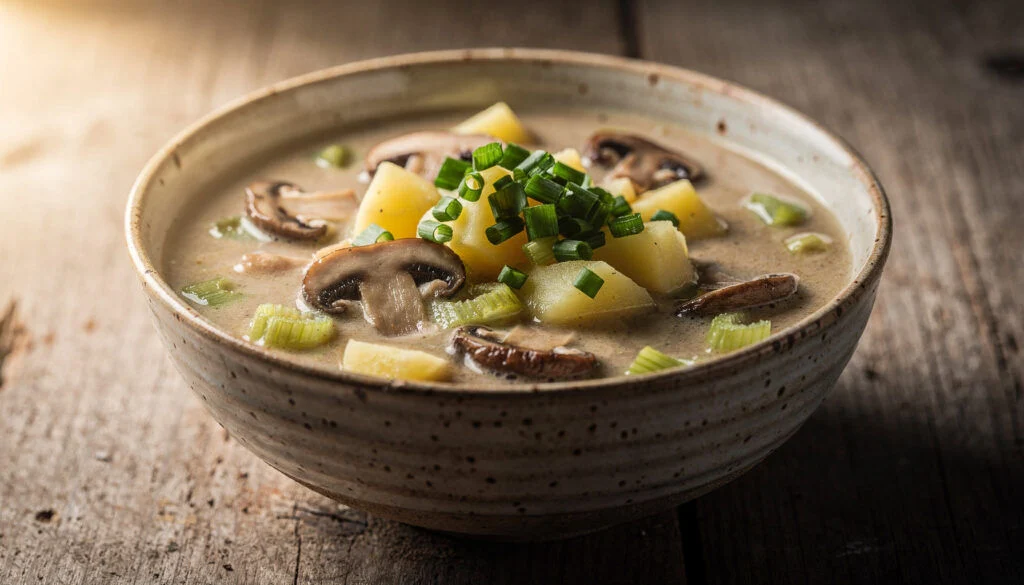 Kosher Mushroom Chowder New England Style