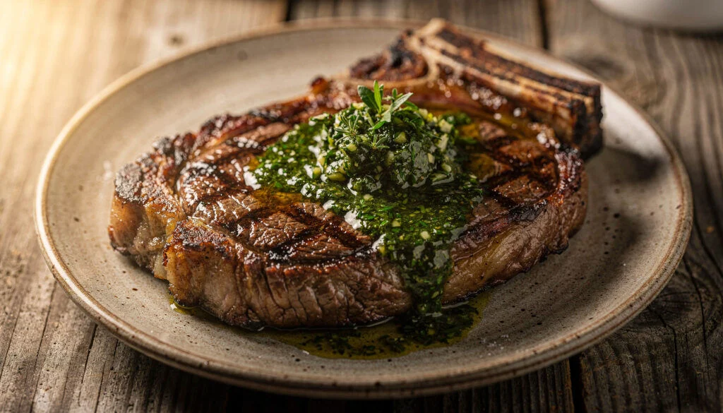 Perfect Grilled Steak with Herb Butter - Kosher Recipe