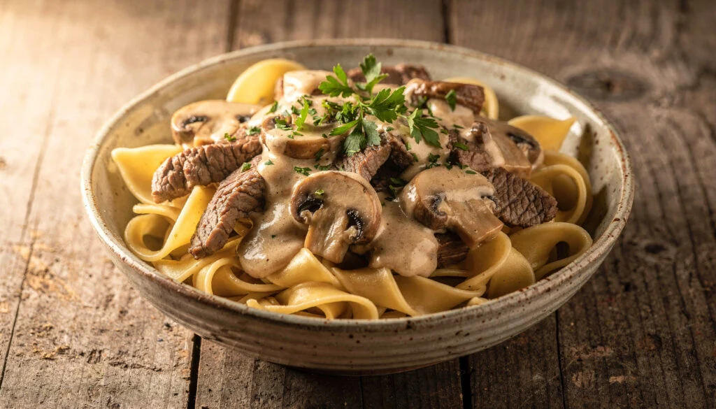 Perfect Kosher Beef Stroganoff (Dairy-Free Recipe)