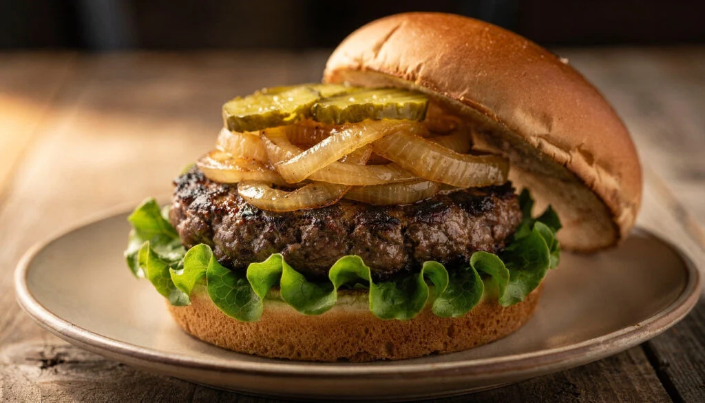Perfect Kosher Smash Burger Without Cheese - Juicy Diner-Style Recipe