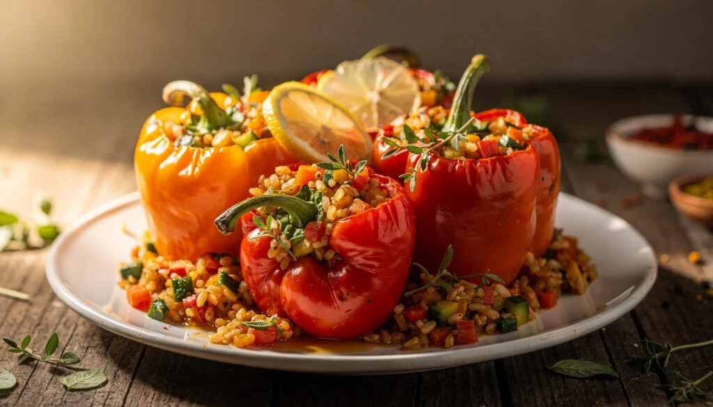 Savory Kosher Stuffed Bell Peppers: A Delightful Family Tradition