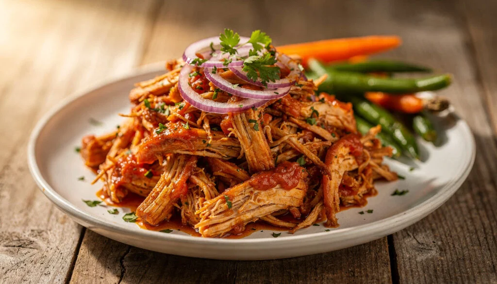 Slow Cooker Pulled Chicken - Tender, Kosher-Style Shredded Perfection